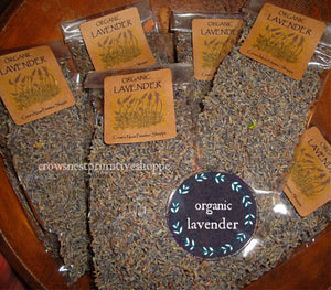 Organic Lavender Blossoms- 1 cup packaged