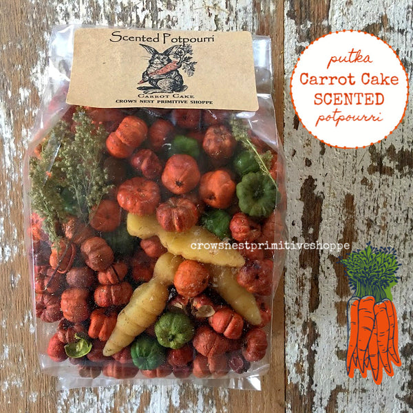 Scented Putka Pod Potpourri-Carrot Cake