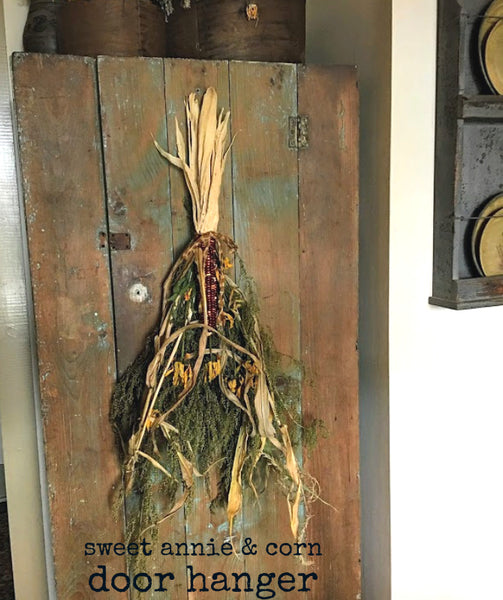 Sweet Annie and Corn Door Hanger