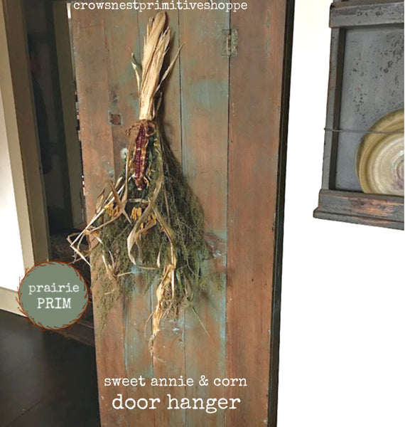 Sweet Annie and Corn Door Hanger