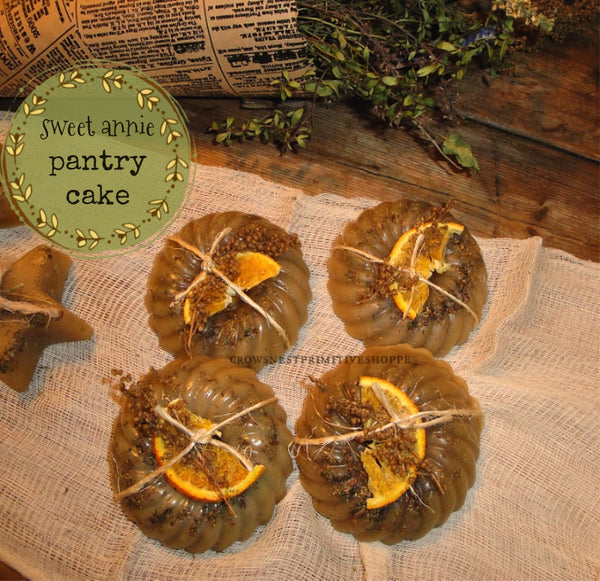 Scented Beeswax Sweet Annie Pantry Cake Melt