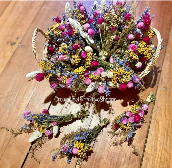 Flower and Herb Tuck Away Bouquet