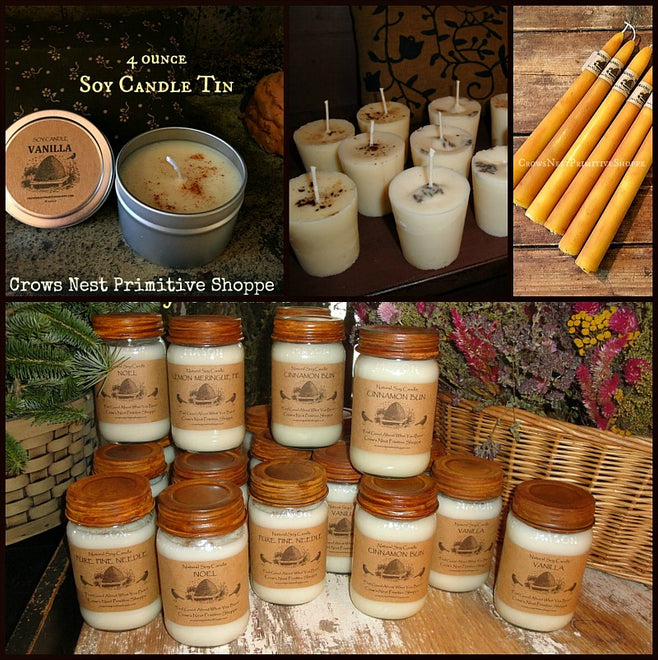 Natural Soy &amp; Beeswax Candles