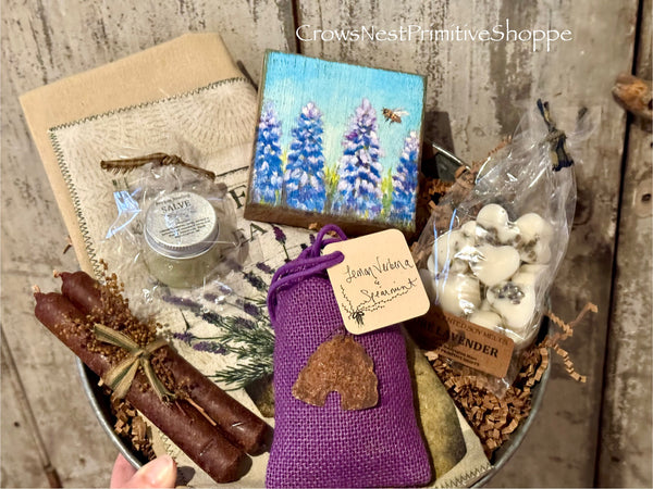 Primitive Herbal Gift Bucket