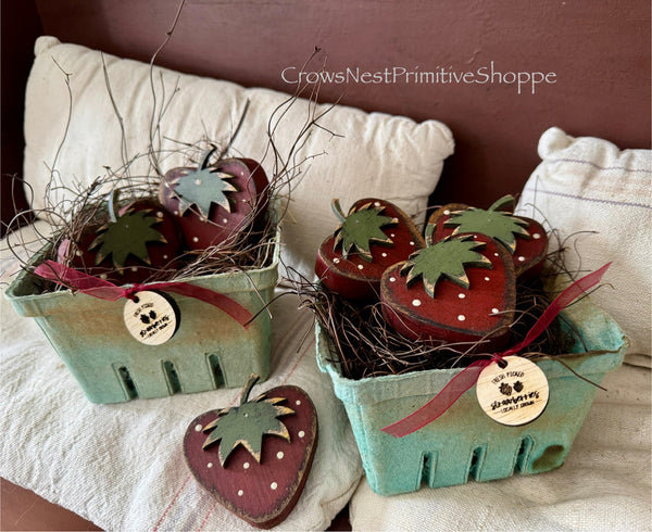 Wooden Strawberry Set