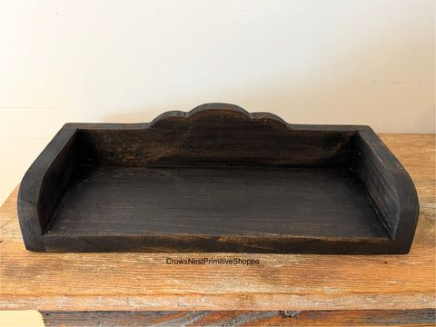 Wooden Shelf-Colonial Style-Low