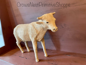 Country style Burlap Cow