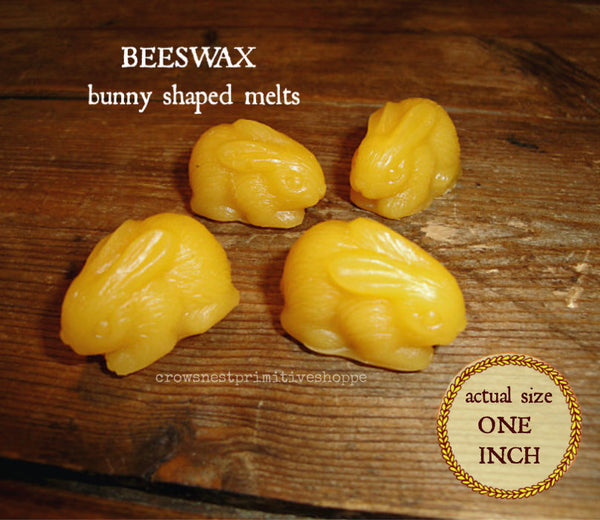 Scented Beeswax Mini Bunny Shaped Melts