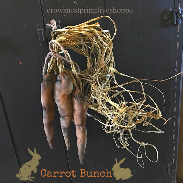 Hanging Fabric Carrot Bunch