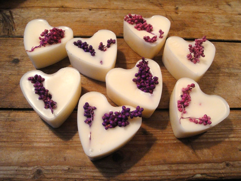 Scented Soy Chunky Heart Shaped Melting Tart