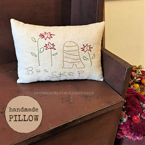 Pillow- Handmade Bee Skep