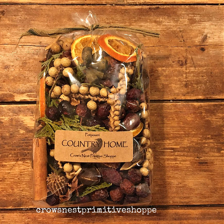 Potpourri- Country Home Packaged – Crows Nest Primitive Shoppe