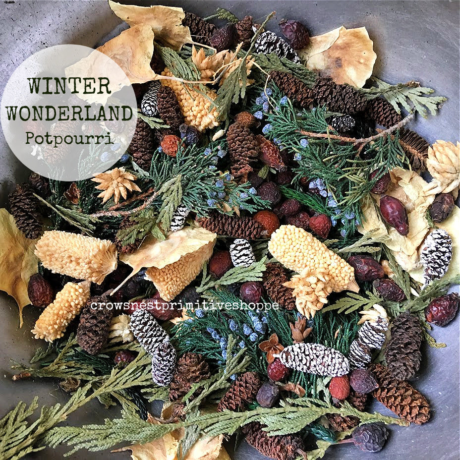 Potpourri Winter Wonderland Crows Nest Primitive Shoppe