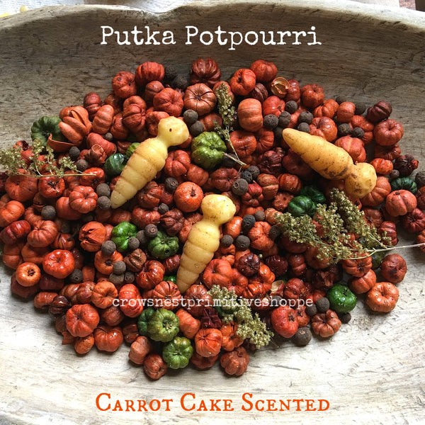 Scented Putka Pod Potpourri-Carrot Cake
