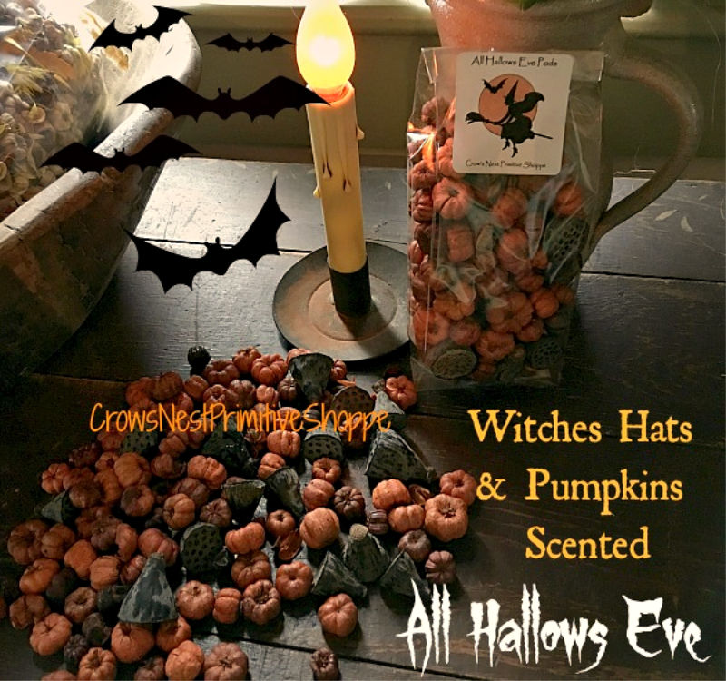 Scented Putka Pods-Witches Hats & Pumpkins