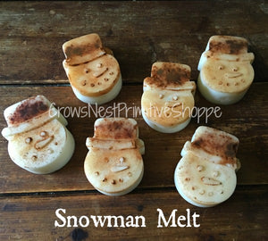 Scented Snowman Shaped Melting Tart