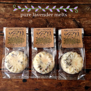 Soy Wax Flower Shaped Melt-Pure Lavender