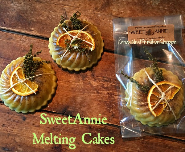 Scented Beeswax Sweet Annie Pantry Cake Melt