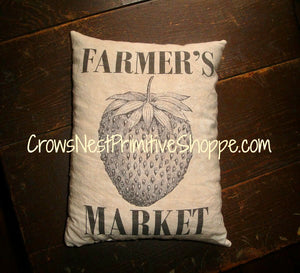Pillow- Handmade Farmers Market