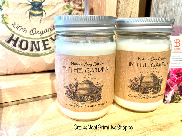 In The Garden Soy Candle 10 ounce