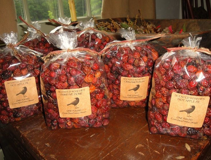 Scented Rosehips Packaged